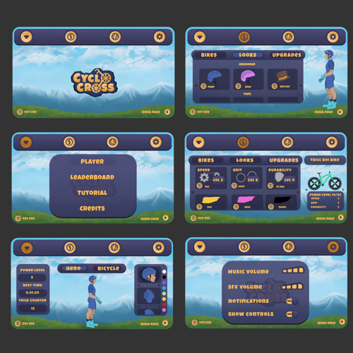 Cyclocross UI Mockup