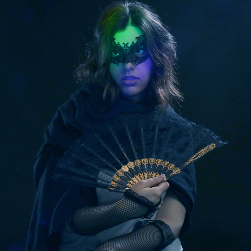 Dramatic fantasy portrait - school assignment, 2020